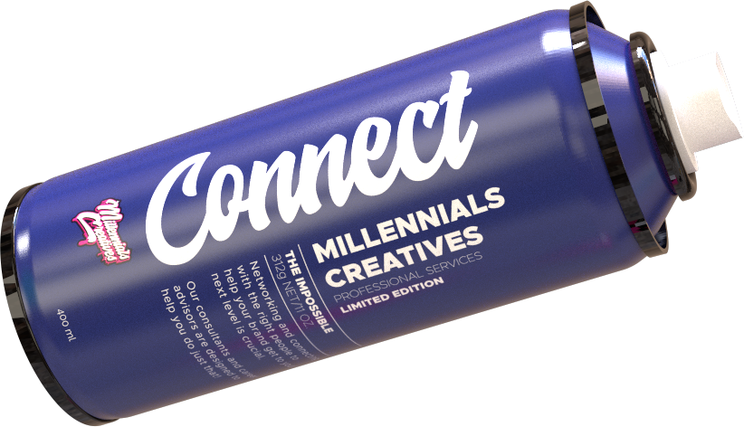 Connect spray can