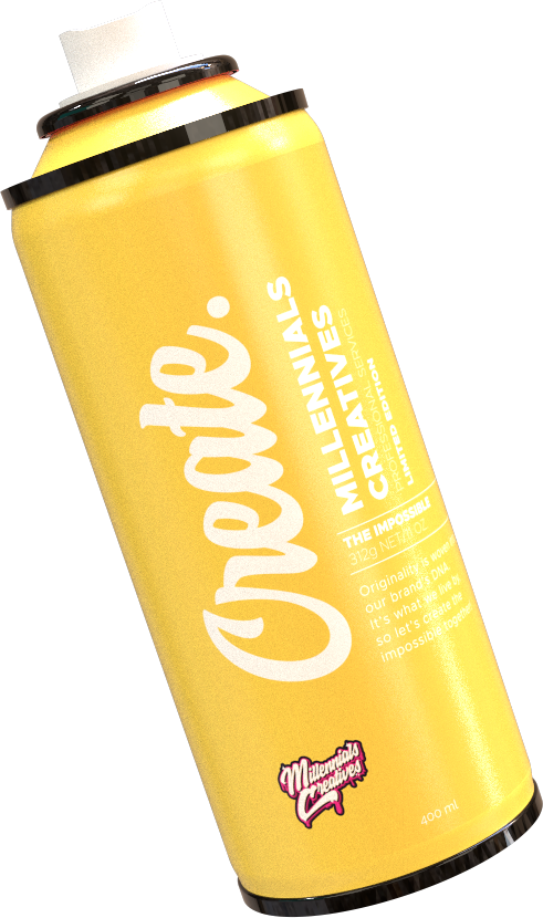 Create spray can