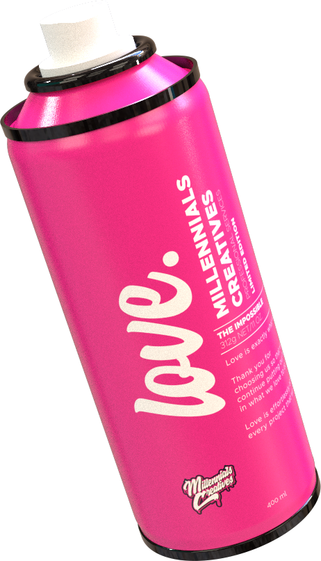 Love spray can