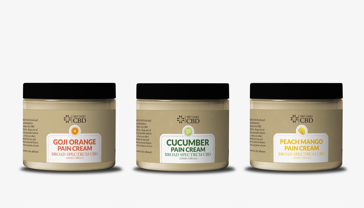 First Choice label design